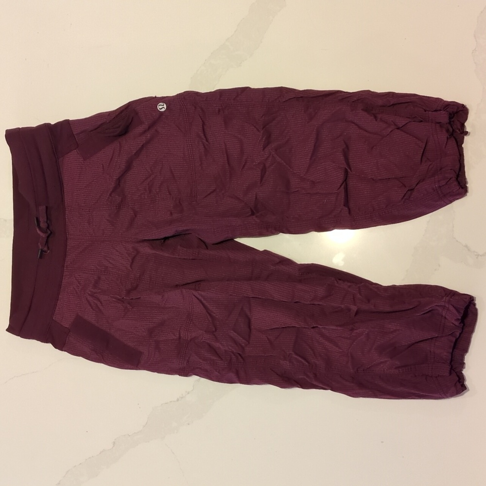 Lululemon | Dance Studio | Plum | Size 2 | Baggy Jogger Cropped